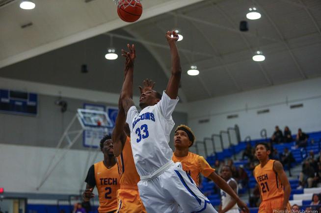 File Photo: Jamal Watson had a career-high 16 points, 8 rebounds and 4 blocks in the Falcons win