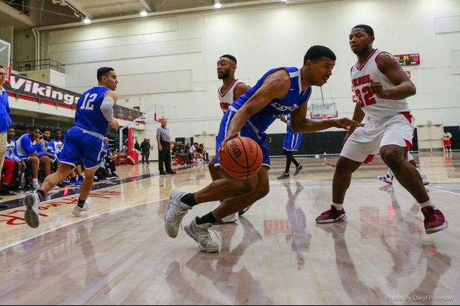 Jonathan Guzman led the Falcons in scoring in their loss to Long Beach