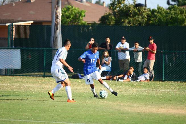 File Photo: Jesus Maciel (17) scored the lone goal in a 1-0 victory over Golden West