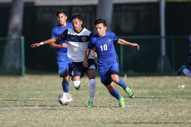Luis Garcia (10) had a pair of goals and an assist for the Falcons against Cypress