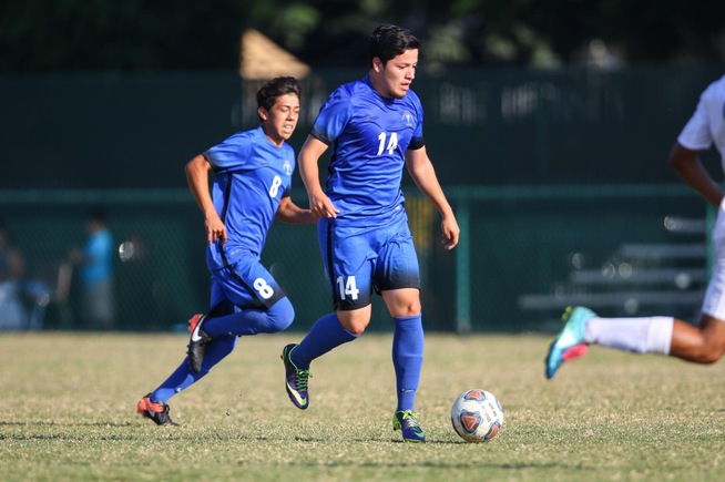 Carlos Payeras (14) scored a couple of second half goals to lead the Falcons