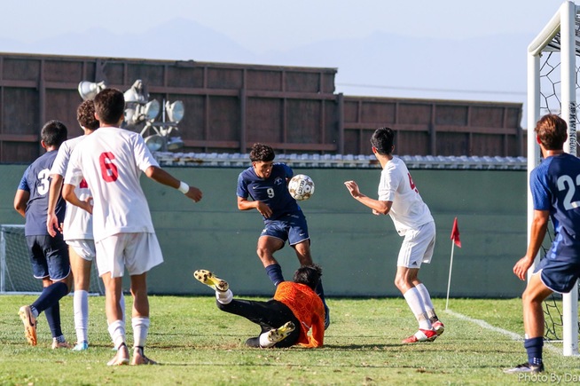 Felipe Moreno (9) had two goals and an assist in the span of three minutes against Imperial Valley