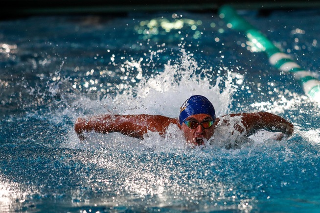 Kobe Hurtado competed in the 100-yard and 200-yard butterfly at the state championships
