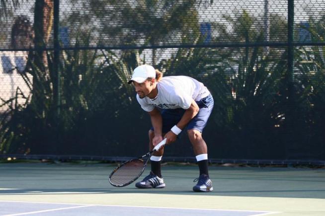 File Photo: Todd Jenkins continues to play in the #1 singles position due to the injury to Nathan Eshmade