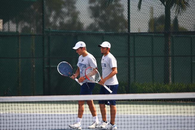 (L-R) Milos Zoric and Mark Herrera posted an 8-6 doubles win in the Regional Playoffs