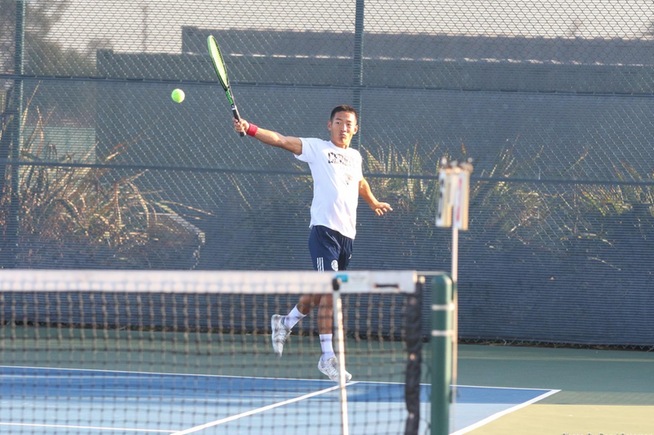 Kwangeun Lee won in both singles and doubles to help the Falcons defeat Mesa (AZ) CC