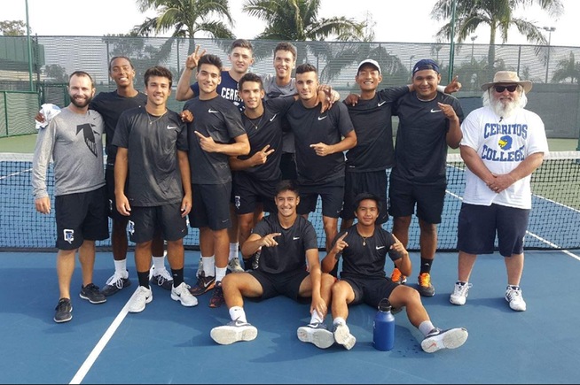 2018 Cerritos College men's tennis team