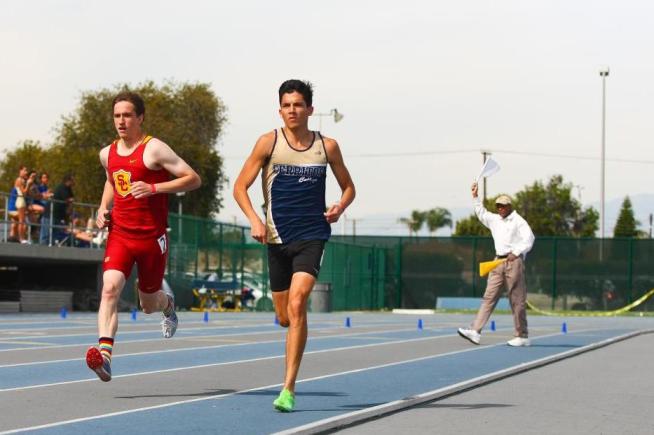 File Photo: Adam Vega posted the fifth fastest 1500 meters in school history at the Ben Brown Invitational