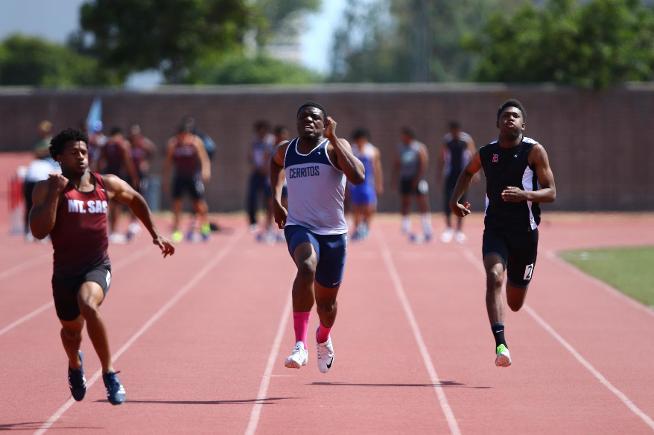 File Photo: The men's track and field team competed in the SoCal Prelims