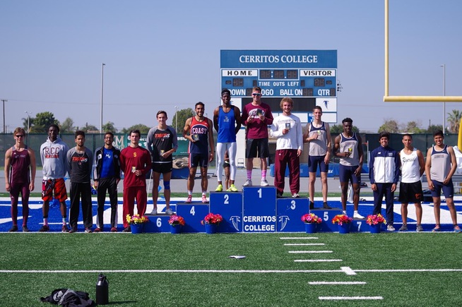 Andrew Fowler placed fifth in the SoCal Decathlon Championships