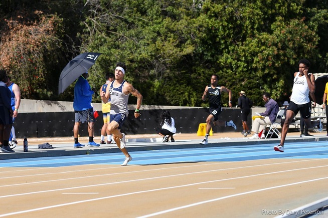 Daniel Stokes won the 400 meters and posted the second fastest time in school history