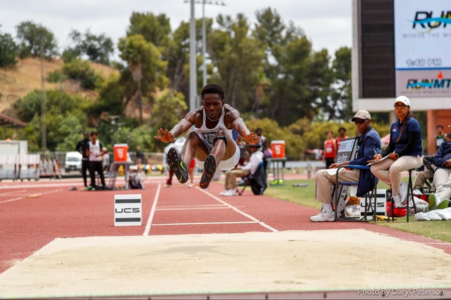 Keyaun Sterling placed second in the long jump and seventh in the triple jump