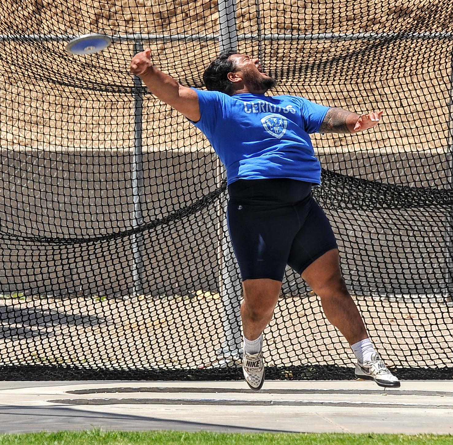Casanova Ah-Fook placed fourth in the discus
