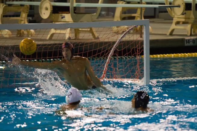 Cerritos goalkeeper Michael Skinas made 10 saves and two steals to help the team defeat Occidental, 13-10.