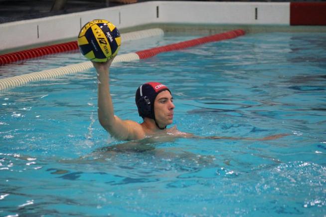 Michael Skinas made 14 saves to help the Cerritos men's water polo team win three games on Friday.