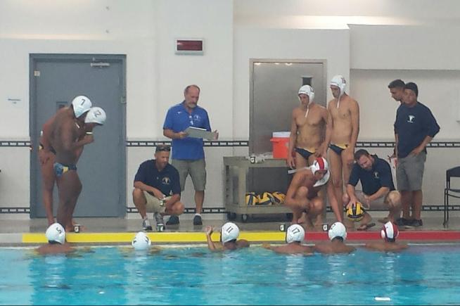 File Photo: The men's water polo team split their two games on Friday