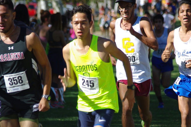 Carlos Mendoza helped lead the Falcons to a 14th place finsih