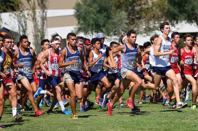 File Photo: Men's Cross Country ran at the UC Riverside Meet