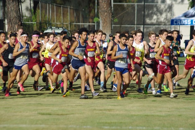 Cerritos men's cross country finished 8th at the Coyote Challenge