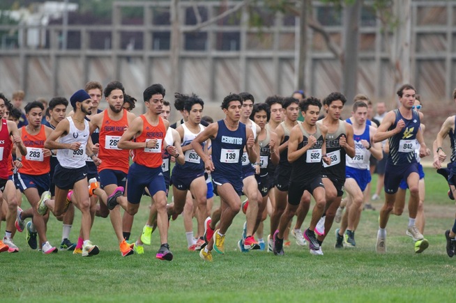 Cerritos men's cross country finished in 16th place