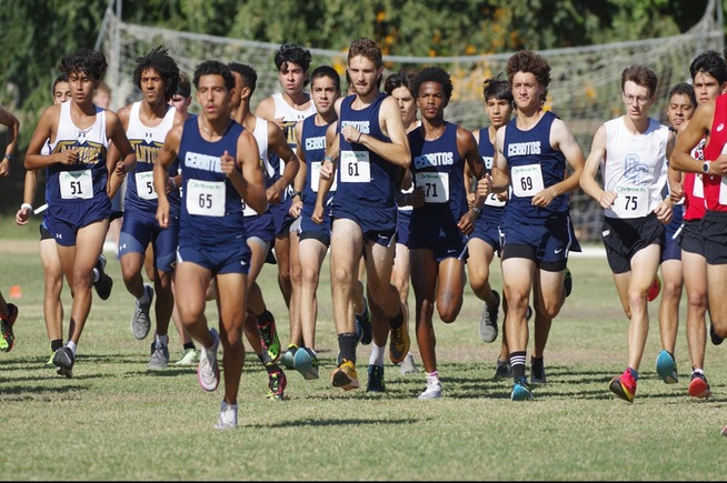 Men's Cross Country team getting started at the SoCal Preview Meet