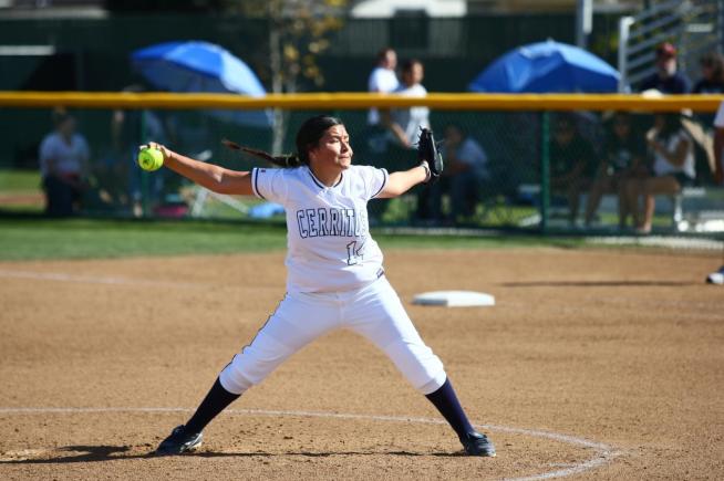 Lily Cornejo earned her first win of the year, as the Falcons defeated Fullerton, 12-2.