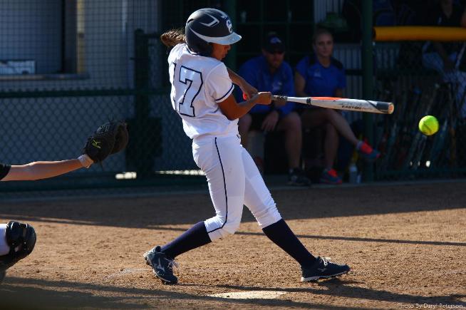 File Photo: Arianna Hernandez hit a 3-run home run to help lift the Falcons to a 5-3 playoff win over Riverside