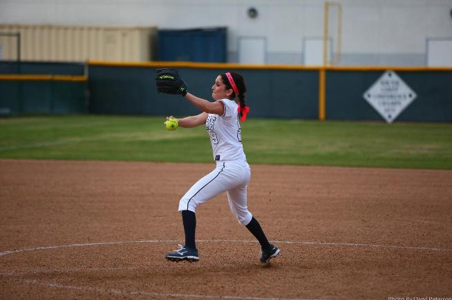 Ana Pedroza earned the save in the Falcons win over Santa Ana