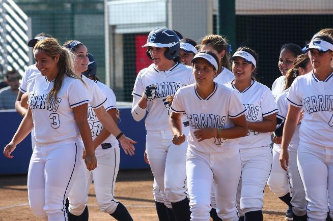 The Cerritos softball team will open the playoffs at College of the Canyons