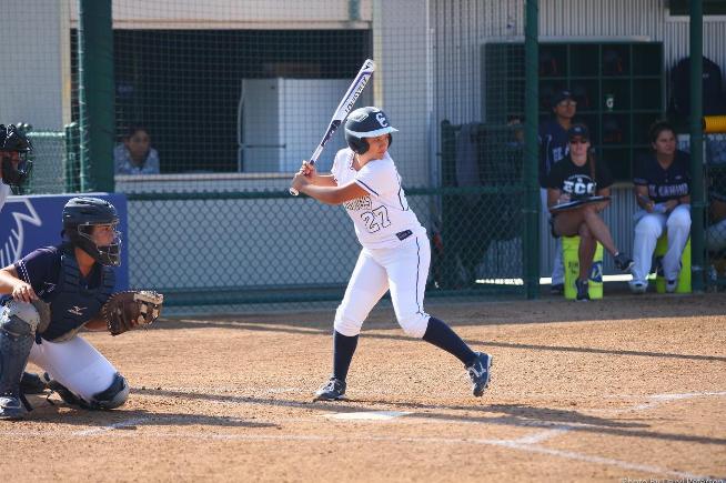 File Photo: Jasmine Javier had a pair of hits in the Falcons loss to East LA