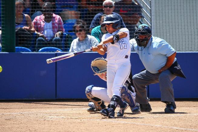 File Photo: Jenny Collazo went 4-8 with five RBI in the two games