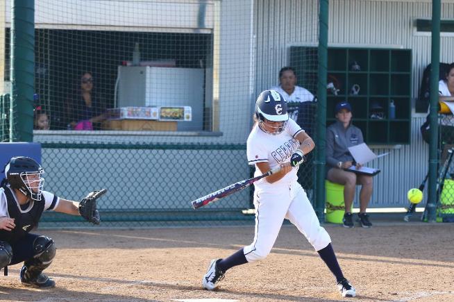 File Photo: Camille Manzo drove in a pair of runs for the Falcons in their 3-1 win