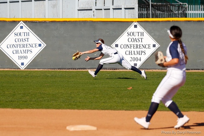 File Photo: OF Haley Davis went 2-for-2 with a walk and scored three runs against Compton