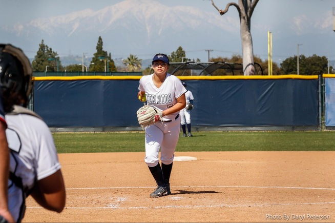 File Photo: Samantha Islas tossed 10 2/3 shutout innings to pick up a pair of wins on Saturday