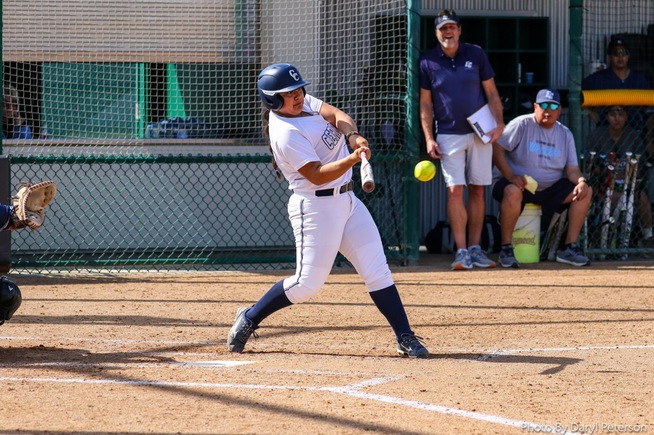 File Photo: Celeste Carbajal had a pair of hits for the Falcons against El Camino