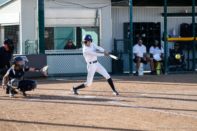 Jazmine Macias went a combined 4-for-5 with 3 walks and 4 stolen bases against Canyons