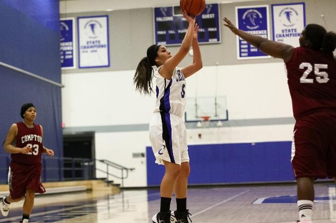 File Photo: Cassidy Carrillo helped lead the Cerritos women's basketball team to two wins in their opening tournament