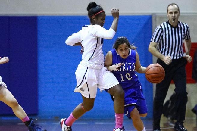 File Photo: Priscilla Valdovinos scored 12 points for the Falcons in their 58-50 loss to LB City