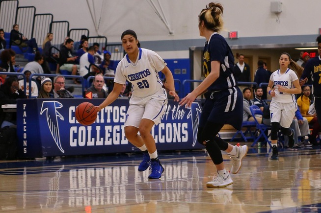 File Photo: Crystal Rodriguez (16 points, 12 rebounds) leads Falcons in loss