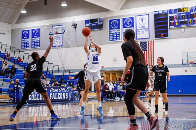 File Photo: Therese Zekajj posted a double-double for the Falcons