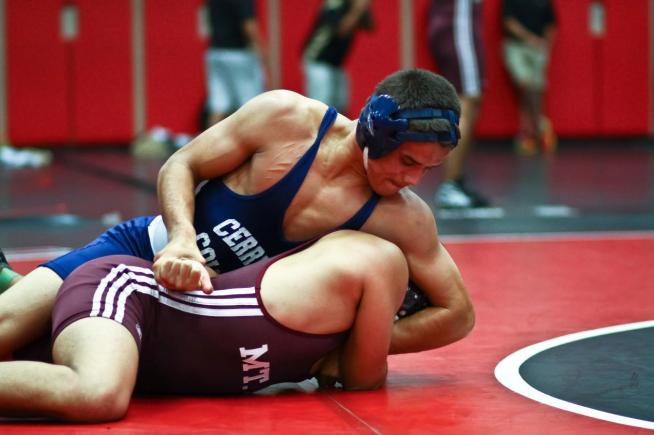 File Photo: The Falcon wrestling team defeated Rio Hondo, 32-10 in a Southwest Conference match.