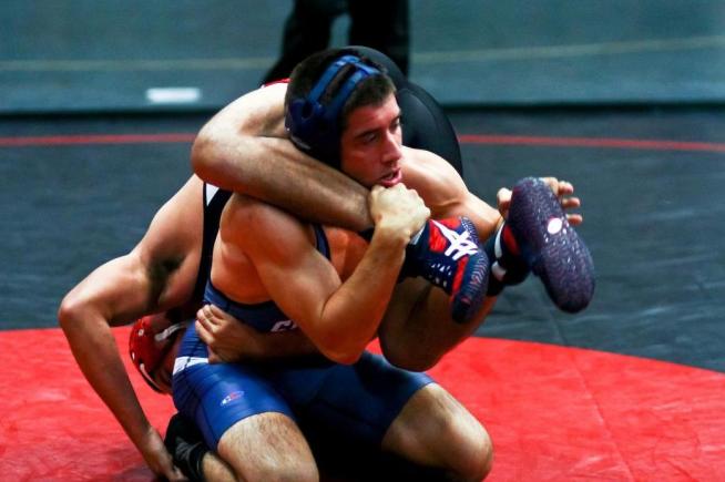 File Photo: Rudy Delgado won both of his matches at the Southern Regional Team Duals.