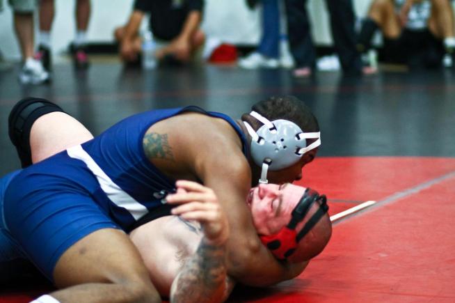 File Photo: Tyree Cox won all four of his matches at the Lassen Tournament to capture the title at 174 pounds.