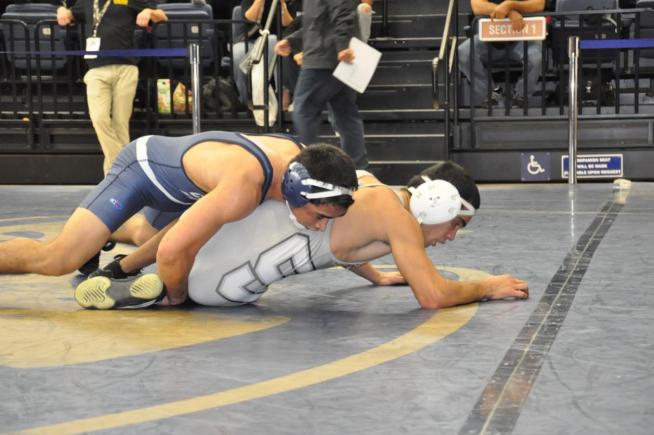 Gabe Ballesteros posts a win in his first match at the CCCAA State Championships
