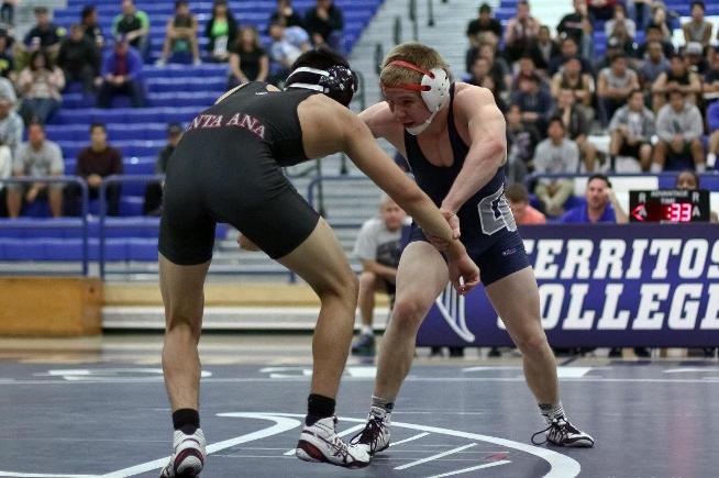 File Photo: Dustin Kirk placed second at 125 pounds at the Southern California Championships