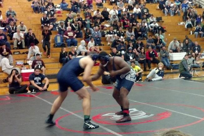 Robert Chism (left) placed fourth at the CCCAA State Championships