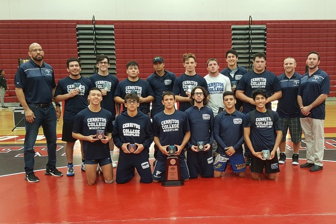 The Falcons took second place at the state team dual championships