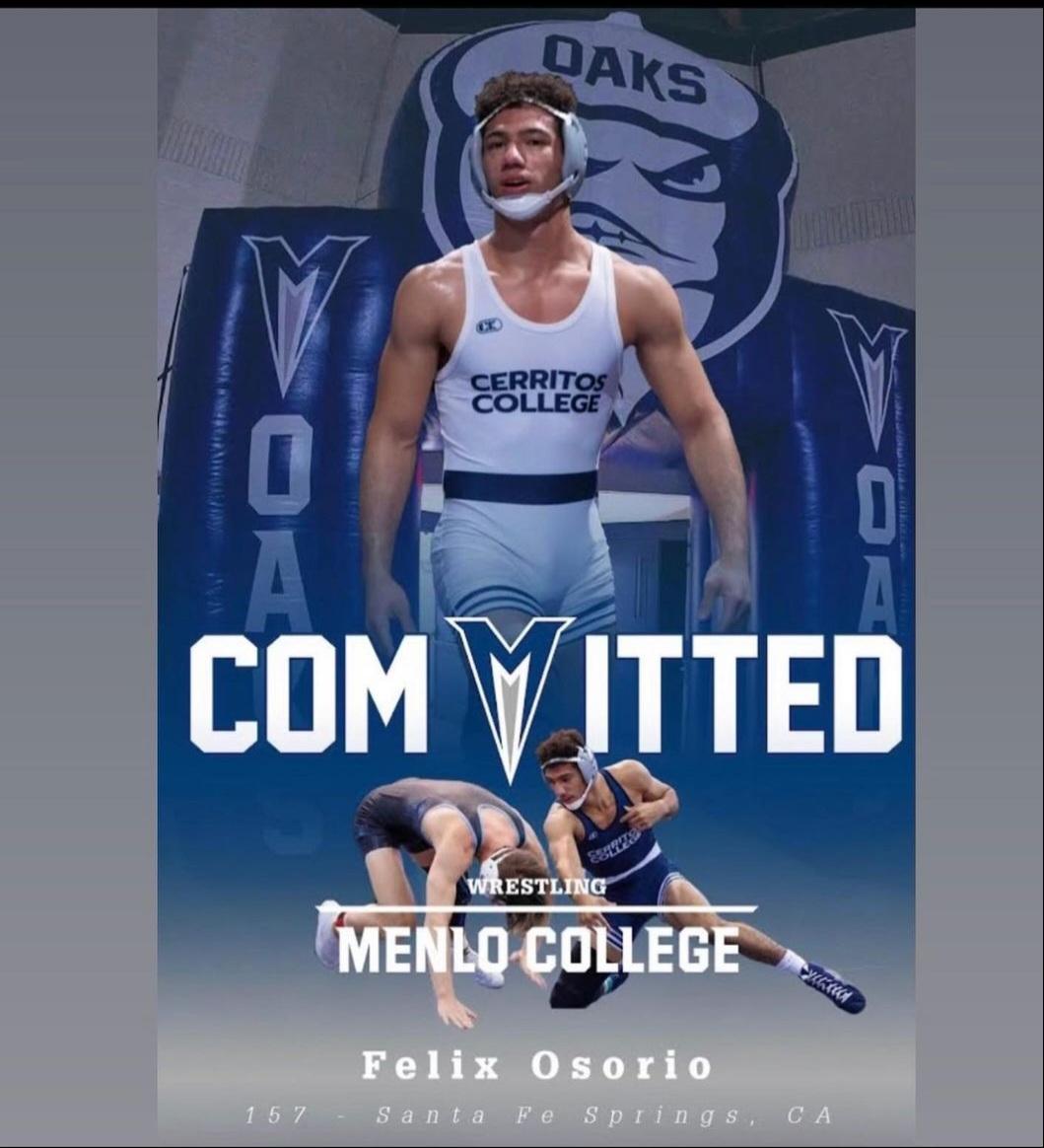 Felix Osorio committed to Menlo College