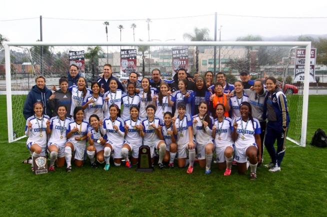 State Championship Women's Soccer Team