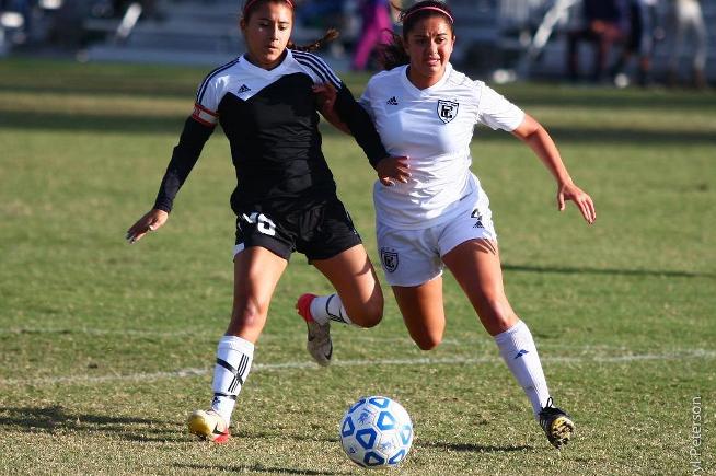 File Photo: Clara Gomez (4) scored her second goal of the year for the Falcons in their 4-0 win over El Camino